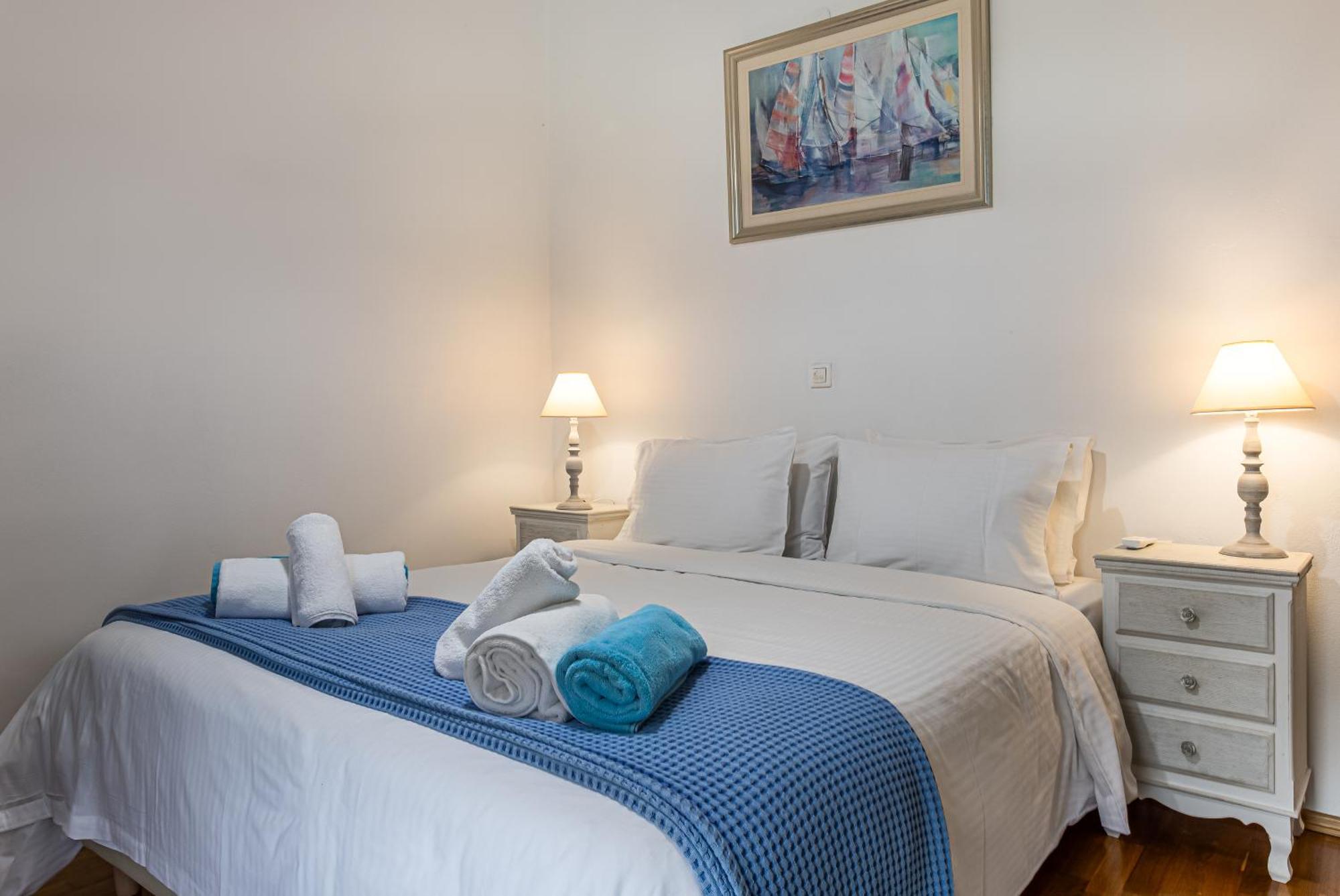 Dimitra Apartment With Private Pool And Sea View -The Ground Floor Of A Two Storey Building Daratsos Extérieur photo
