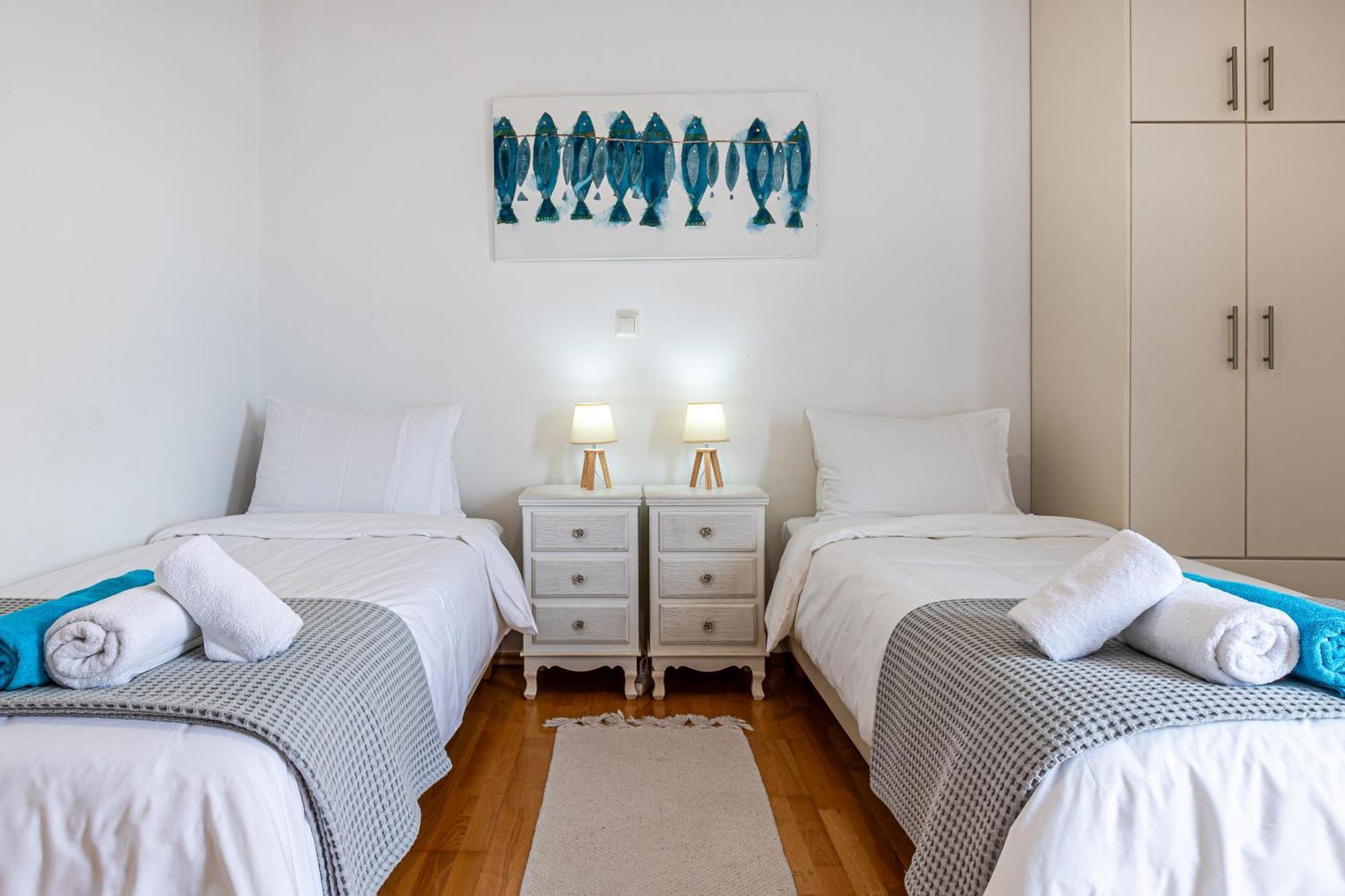 Dimitra Apartment With Private Pool And Sea View -The Ground Floor Of A Two Storey Building Daratsos Extérieur photo