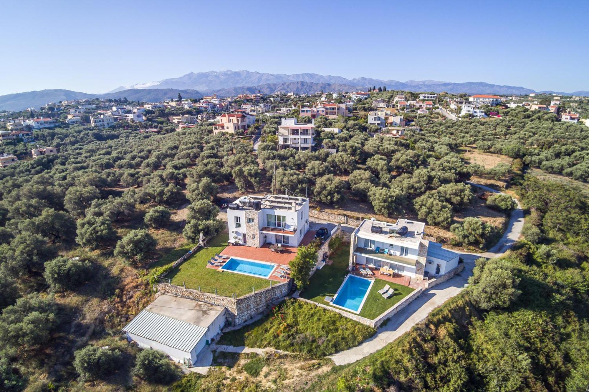 Dimitra Apartment With Private Pool And Sea View -The Ground Floor Of A Two Storey Building Daratsos Extérieur photo